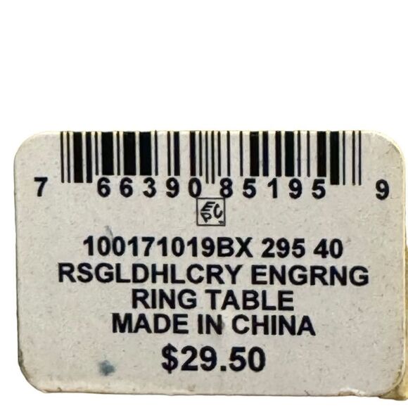 NWT Charter Club Rose Gold-Tone Cubic Zirconia Halo Open Ring size 8 - Picture 4 of 4